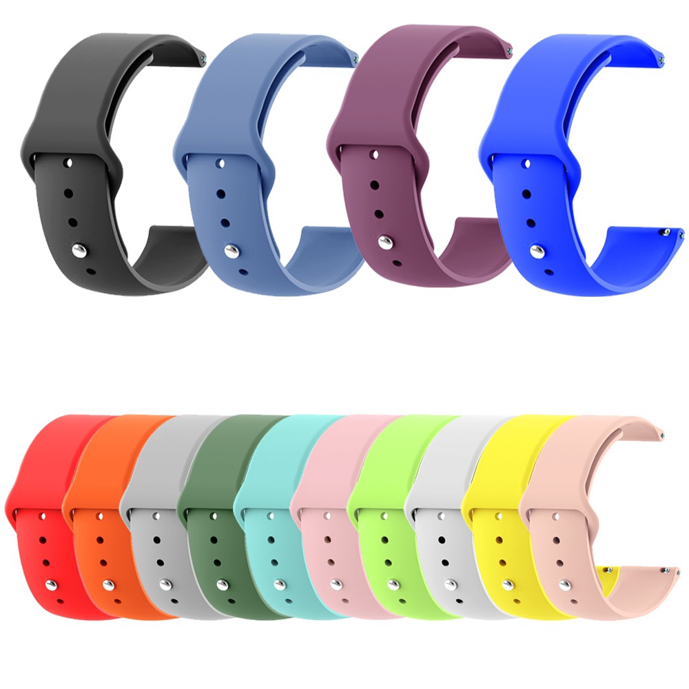 อุปกรณ์เสริมสำหรับ for Xiaomi Huami Amazfit Gts สายนาฬิกาข้อมือซิลิโคน + กรอบกันรอยหน้าจอ 2 ชิ้น