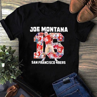 เสื้อยืด พิมพ์ลาย Joe Montana San Francisco 49Ers สําหรับผู้ชาย