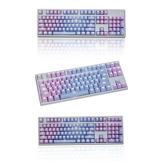 R* ปุ่มกดคีย์บอร์ด PBT 87 104 108 1 ชุด สําหรับคีย์บอร์ด Mechanical Keyboar