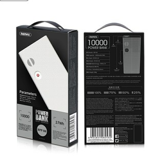 Remax RPP-88 Power Bank แบตสำรอง 10,000mAh สีขาว  ของแท้