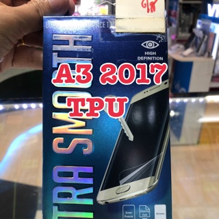 ฟิล์มกันกระแทก TPU A3 2017 Samsung ฟิล์มติดง่าย ฟิล์มซัมซุง ฟิล์มA3-2017 ฟิล์มกันรอยหน้าจอ ไม่ใช่กระจก ฟิล์มทัดลื่น