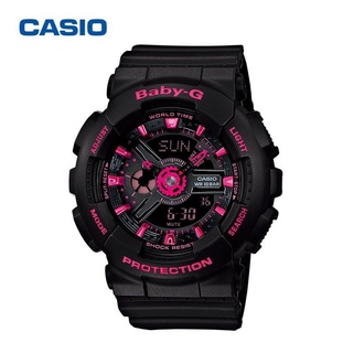 Baby-g GA-111-1ADRดำชมพูมือ1ของแท้มีใบรับประกันcmg by