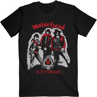 เสื้อผ้าผชเสื้อยืด พิมพ์ลาย Motorhead Ace of Spades สไตล์คาวบอย สําหรับผู้ชาย และผู้หญิงS-5XL