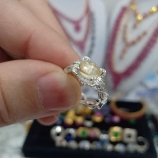 แหวนบุษราคัมเนื้ออ่อน ซิทริน