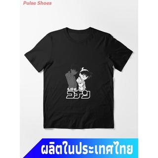 เสื้อยืดฤดูร้อนhotPulse Shoes ข้อเสนอพิเศษ นักสืบโคนัน อะนิเมะ คอกลม แฟชั่น แขนสั้น แฟชั่น เสื้อยืด ผ้าฝ้ายแท้ ขนาดใหญ่