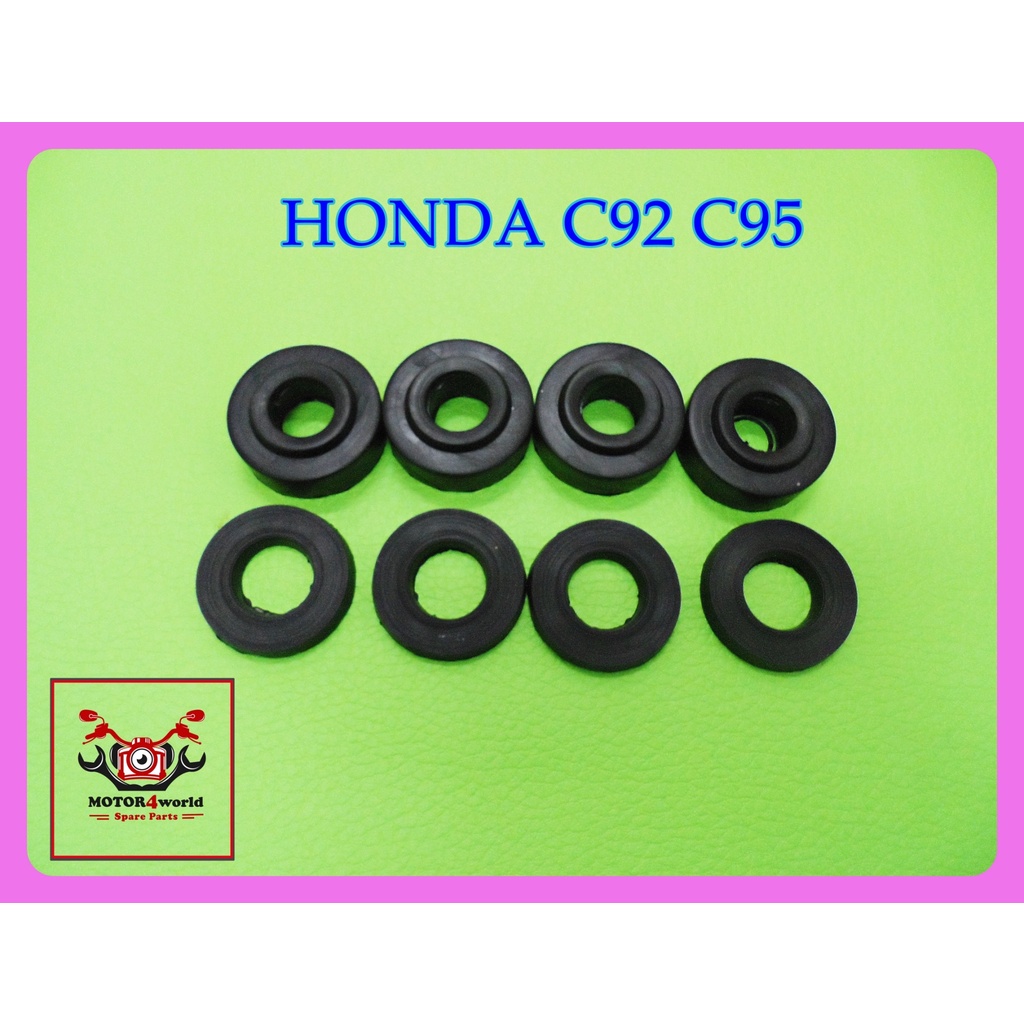 UNDER FUEL TANK RUBBER SET Fit For HONDA C92 C95 // ยางรองถังน้ำมัน (เซ็ท 4 คู่)