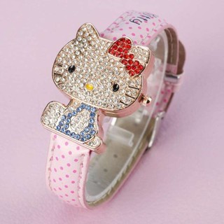 Hello kitty นาฬิกาเด็กผู้หญิงนาฬิกาน่ารักน่ารัก ๆ