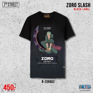 สไตล์ใหม่ เสื้อยืดแขนสั้น 7th Street รุ่น Zoro Slash T-Shirt ผ้าฝ้ายแท้