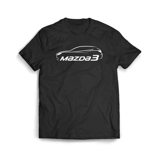 เสื้อผ้าผชเสื้อยืด ลาย Mazda 3 BmS-5XL