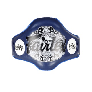 Fairtex BPV2 เป้าท้อง หนังแท้ น้ำเงิน Lightweight Belly Pad