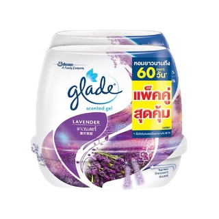 เจลปรับอากาศ GLADE SCENTED 180g แพ็คคู่