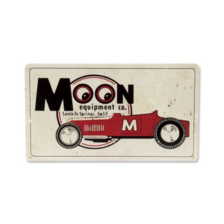 MOON Roadster Metal Sign MG775 แผ่นเหล็กตกแต่งบ้าน