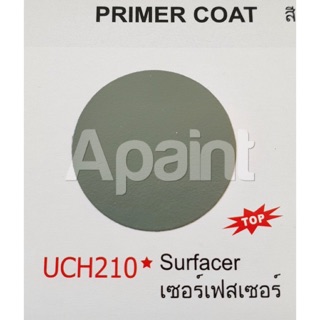 สีสเปรย์รองพื้นกลบรอย สีสเปรย์ซามูไร  เซอร์เฟสเซอร์  UCH210* สีเทา Primer Coat Surface