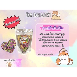 (Ham Ham Bakery) พาสต้าโบว์ (กะปุกทดลอง) ขนมหนูเเฮมเตอร์ หนูแฮมสเตอร์ กระรอก ชูการ์ เม่นเเคระ เเฟตเทล