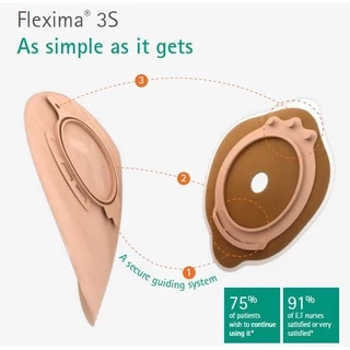 BBraun Flexima 3S ถุงถ่ายหน้าท้อง B Braun (เฉพาะถุง)