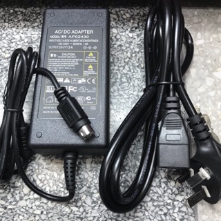 อะแดปเตอร์ เครื่องปริ้นสลิป DC Adapter 24V 3A/ 3/4 pin เครื่องพิมพ์ใบเสร็จ ( POS Slip Printer ) ทุกรุ่น ทุกยี่ห้อ