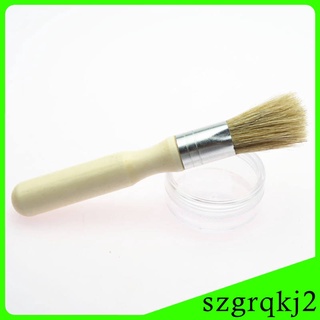 Newest  Wooden Handle Brush Chalk Oil Painting Brush Paint Brush Tools Round Bristle