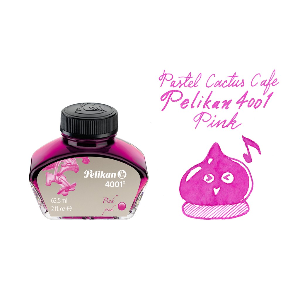 Pelikan Ink 4001 [Pink สีชมพู] for Fountain Pen น้ำหมึกสำหรับปากกาหมึกซึมพีลีแกน รุ่น 4001 Made in Germany