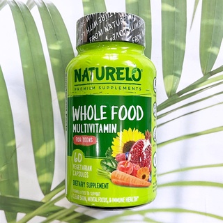(Naturelo®) Whole Food Multivitamin for Teens 60 Vegetarian Capsules วิตามินรวม สำหรับวัยรุ่น 12-18 ปี ภูมิคุ้มกัน