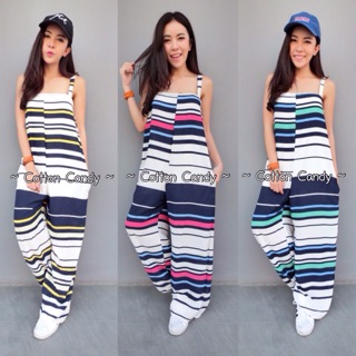 พร้อมส่ง วันพุธ  New!!! jumpsuit ขายดีๆๆ  รุ่นใหม่ล่าสุดเหมาะกะsummer   นี้มากๆๆๆ ใส่สวยมากทรงนี้ เป