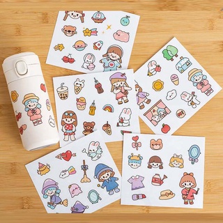 Sticker สติ๊กเกอร์PVCกันน้ำ ไดคัทDIY พร้อมส่ง!!STICKER ขนาด 10*10cm