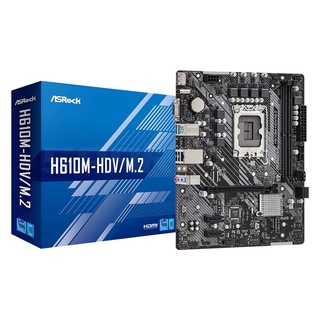 ASROCK H610M-HDV/M.2 (DDR4) MAINBOARD (เมนบอร์ด) 1700