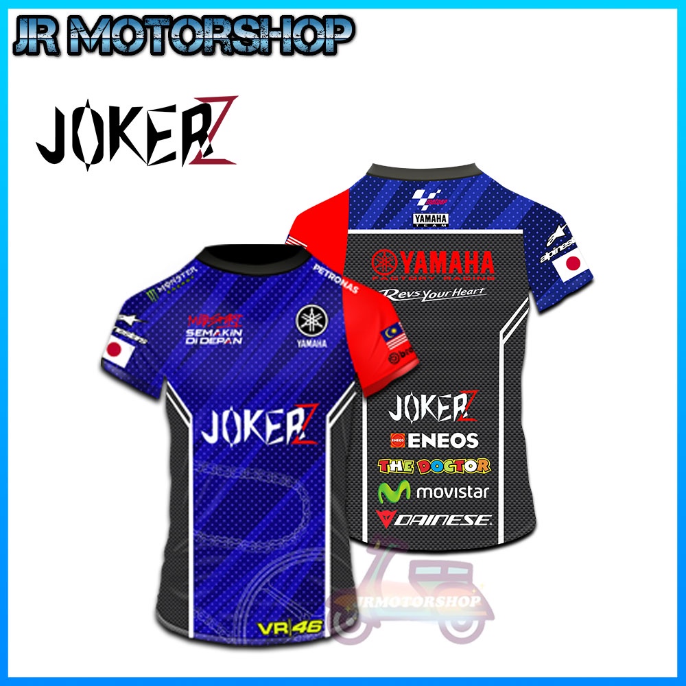 Jokerz MEN JERSEY เสื้อยืด YAMAHA SHORT SLEEVES (YAMAHA MENS JERSEY CLOTHES)