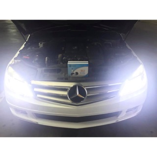 Benz W204 อัพเกตรอดไฟหน้าเดิมเป็นLED ติดตั้งไฟเดย์ไลท์กลับไปวงแหวน