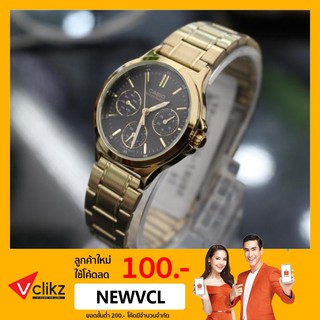 CASIO นาฬิกาผู้หญิง LTP-V300G-1AUDF แจกโค้ดลด 10% ทุกสัปดาห์