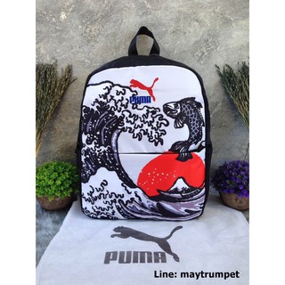 PUMA BACKPACK OUTLET FACTORY กระเป๋าเป้จากแบรนด์ดัง [Black]