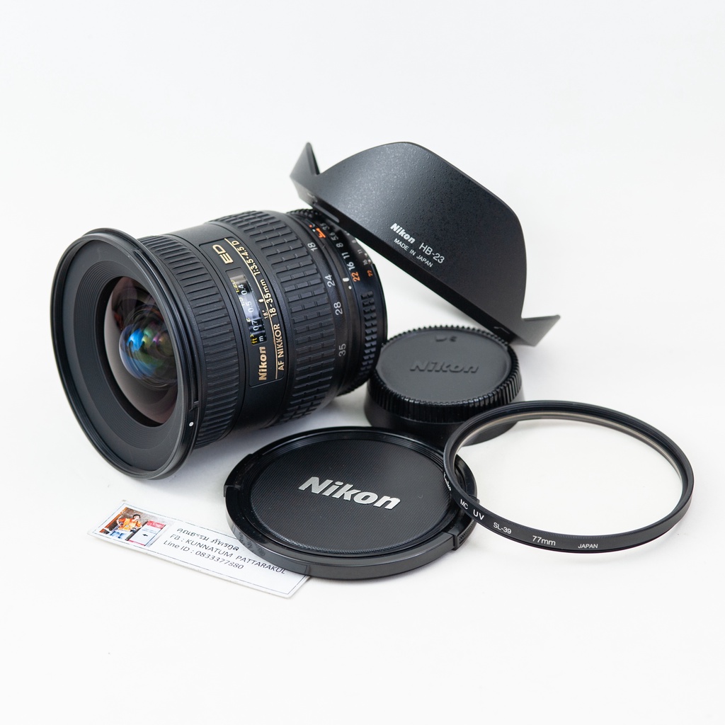 Lens wide NIKON 18-35 F3.5 - 4.5 D ED (มือสองสภาพดีมาก)
