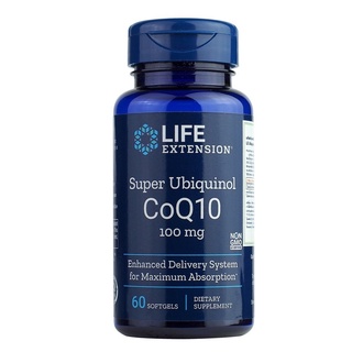 [พร้อมส่ง] Life Extension, Super Ubiquinol CoQ10, 100 mg, 60 Softgels