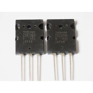 ทรานซิสเตอร์คู่ Transistor 2SA1943 2SC5200 TO-3PL