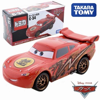 แท้ 100% จากญี่ปุ่น โมเดล ดิสนีย์ คาร์ Takara Tomy Tomica Disney Cars Motors C-34 Lighting McQueen TOON Tokyo Custom