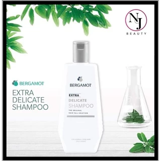 BERGAMOT เบอกาม็อท เอ็กซ์ตร้า เดลิเคท แชมพู **กล่องสีเทา ( ลดผมขาดหลุดร่วง สำหรับหนังศรีษะมัน )