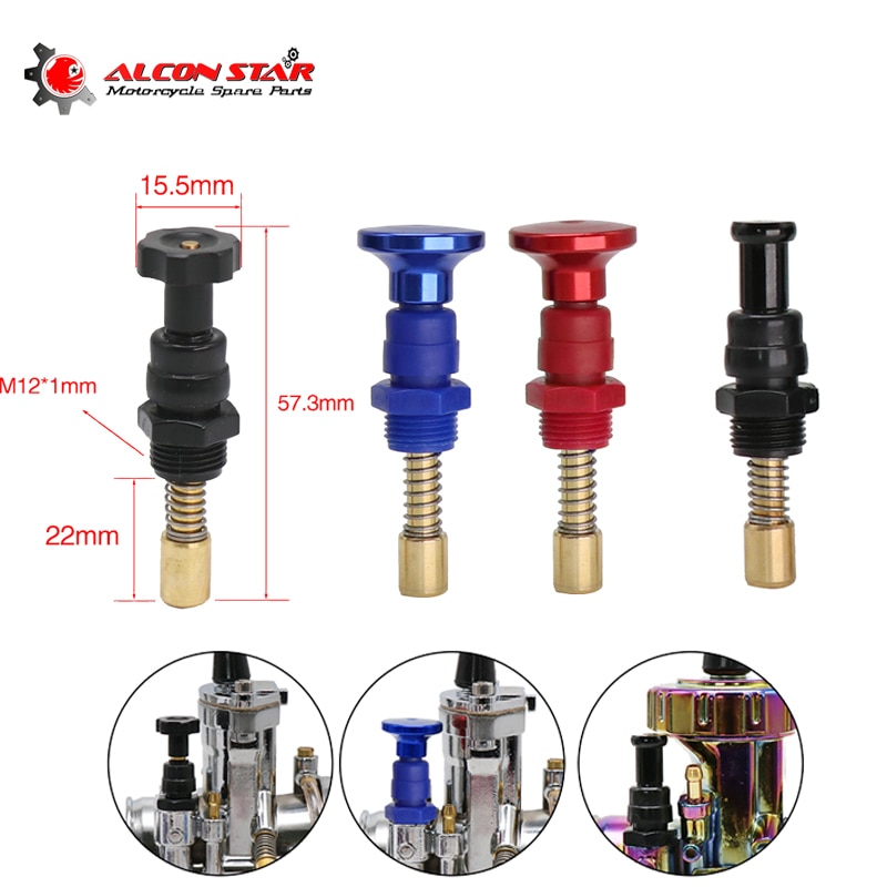 Alconstar- สําหรับ Keihin คาร์บูเรเตอร์ PWK PE24 28 30 32 34 36 38 40 ชุดวาล์วปีกผีเสื้อเข้มข้น handle คู่มือควบคุมวาล์ว