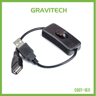 [Gravitechthai]In-Line Power Switch ON/OFF USB-A Cable