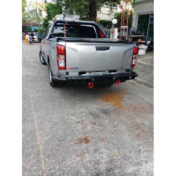 กันชนหลังเหล็ก พร้อมห่วงสีแดง สำหรับรถกระบะ - รูปที่ 5