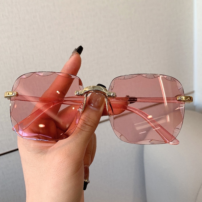 Fashion Women Sunglasses Gradient Lens Metal Sun Glasses Driving Outdoor UV400 E - Foto 5