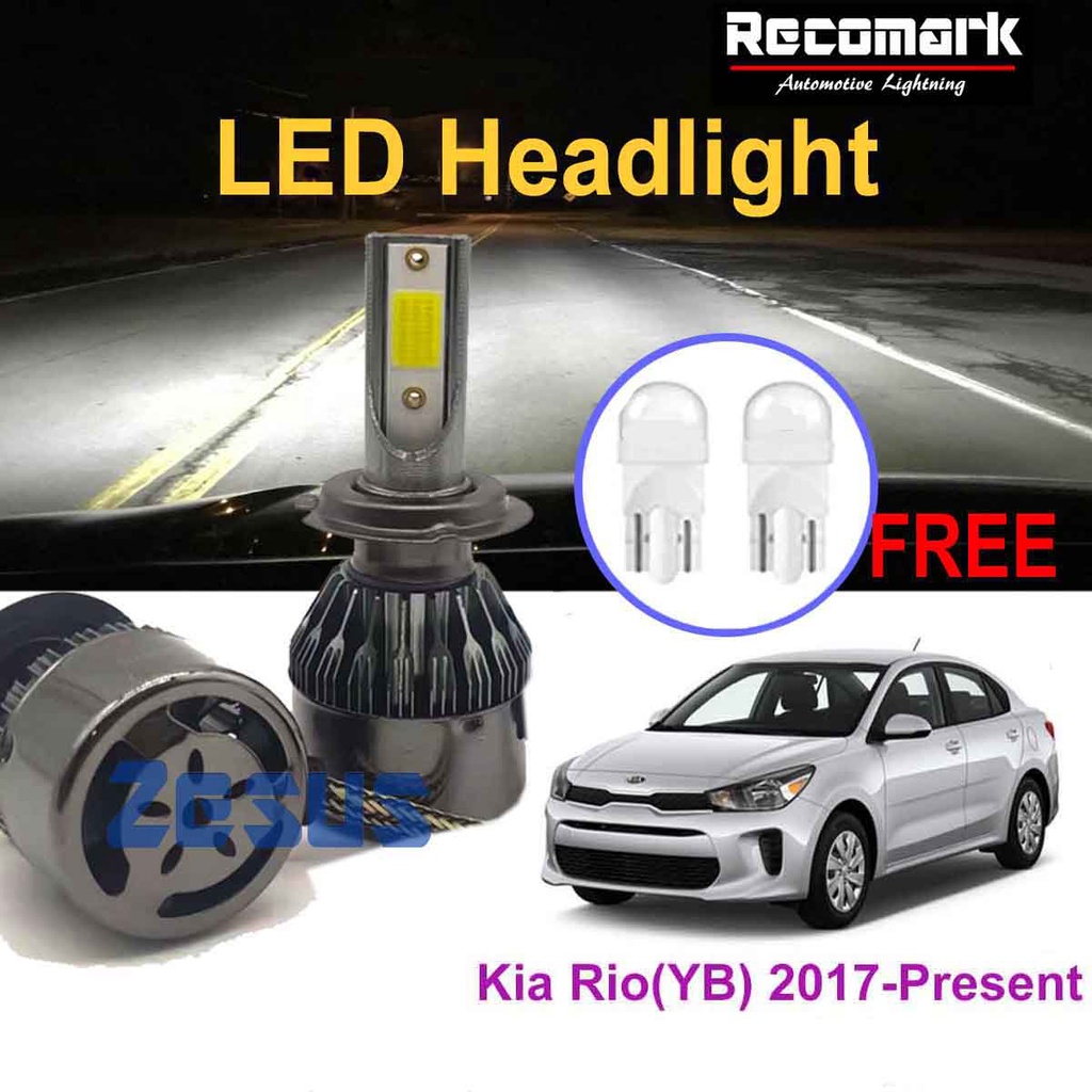 2 ชิ้น x LED Zeus Lampu Zen 4 ไฟหน้าหลอดไฟ 6000K H4 12v - Kia Rio(YB) 2017- 2020