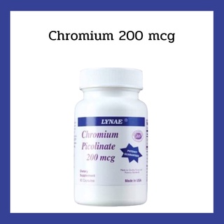 0868Lynae chromium picolinate 200 mcg 60 capsules