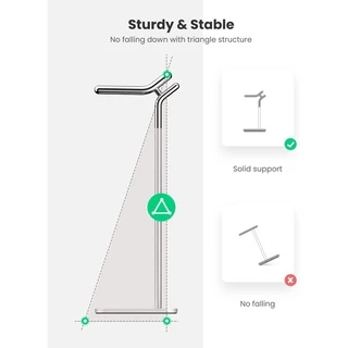 UGREEN รุ่น 80701 ที่วางหูฟัง อลูมิเนียม Headphone Stand รองรับน้ำหนักได้ 20 KG
