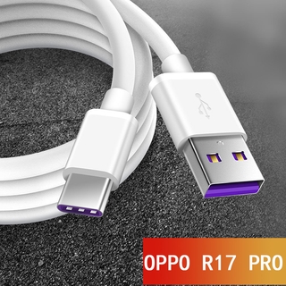 OPPO R17 PRO cable สายชาร์จ Data line super fast charge charging line connected to computer r17pro USB