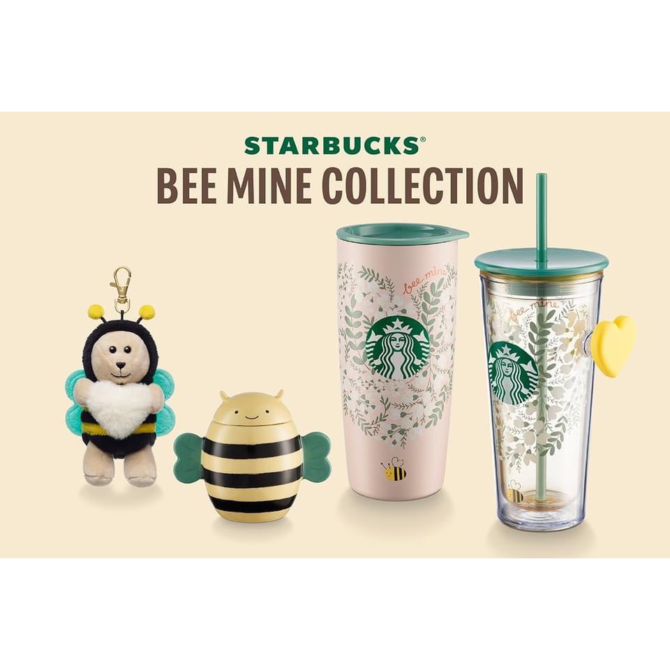 Starbucks Bee Mine Collection สตาร์บัคส์คอลเลคชันใหม่ Bee Mine ของแท้ 100%