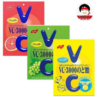 NOBEL VC-3000mg Candy 90g ลูกอมวิตามินซี รสผลไม้ วิตามินซี ลูกอมมีประโยชน์ จากญี่ปุ่น (มี2รสให้เลือก)