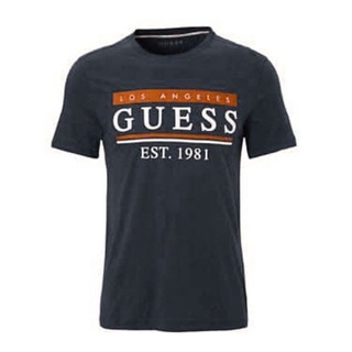 เสื้อยืดแขนสั้น ผ้าฝ้าย พิมพ์ลาย Guess แฟชั่นฤดูใบไม้ผลิ และฤดูร้อน สําหรับผู้ชาย และผู้หญิงS-5XL