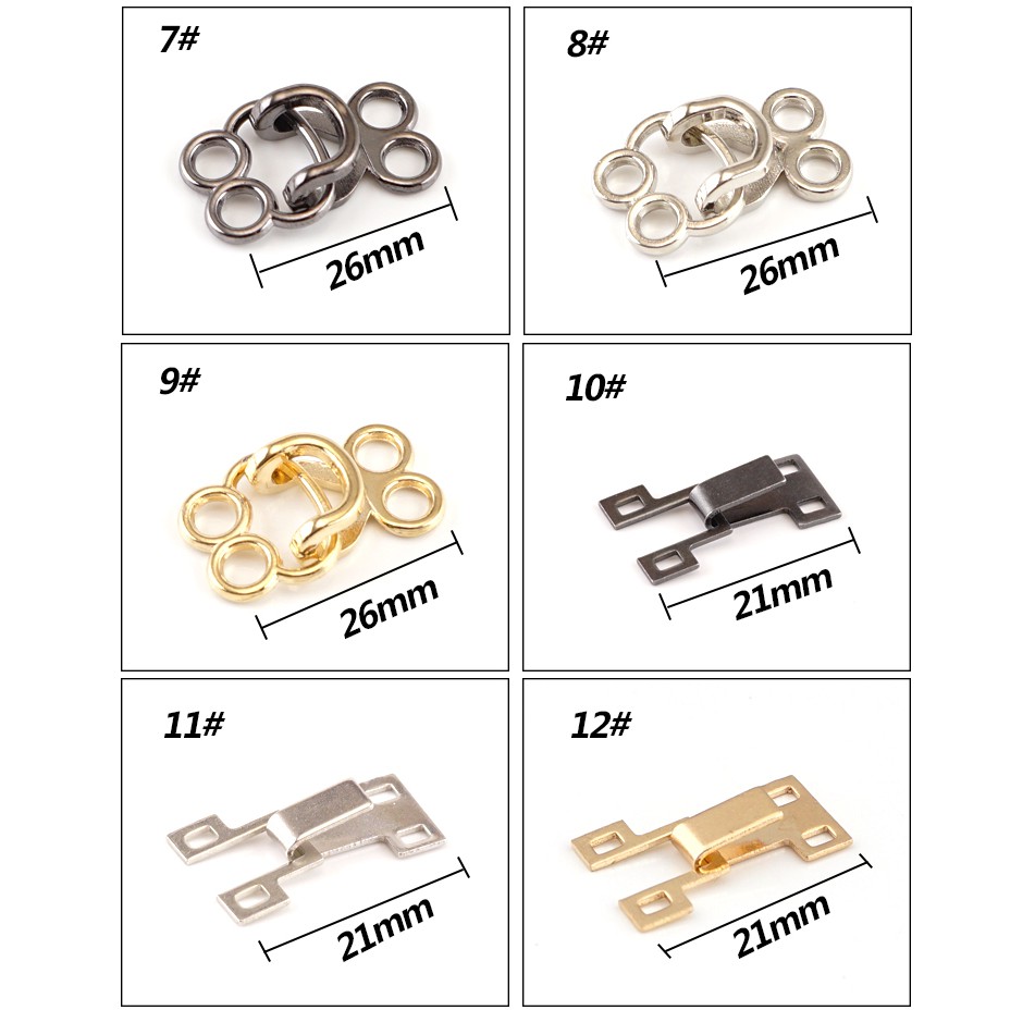 กระดุมเสื้อผ้า ตะขอแขวนหัวเข็มขัดและตา le dispplinaire - รูปที่ 5