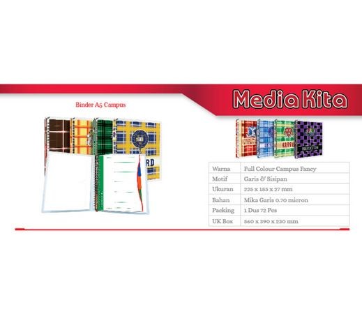 OUR MEDIA BINDER B5 CAMPUS