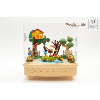 [ลิขสิทธิ์แท้!!]  ลำโพงบลูทูธ Bluetooth Speaker - Mickey and Friends - Wooderful life