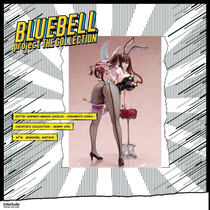 Zettai Junpaku♡Mahou Shoujo - Kuramoto Erika - Creator's Collection - 1/4 - Bunny Ver. (BINDing, Nat